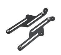 Aramox Motorcycle Adjustable Windshield Bracket, Anodized Black Windscreen Adjuster with Aluminum Stainless Steel Build, 4in Range, Replacement for Tenere 700 XT700Z 2019 2020 2021 Riders