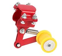 Aramox Motorcycle Adjuster Chain Tensioner Bolt On Roller Modified Accessories Tool Universal for Dirt Pit Bike Motorcycle(Red)