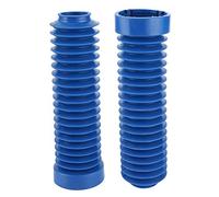 Aramox Motorcycle Fork Gaiters Boots Motorcycle Front Fork Covers 2pcs Blue Rubber Shock Absorber Covers OEM 51611HA2003 Fit for ATC 250R 350X 1983-1986