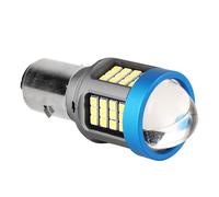 Aramox Motorcycle Headlight Bulbs, LED Motorcycle Headlight Bulb White High Brightness Wide View Motorbike Front Light Bulbs (BA20D)