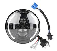 Aramox Motorcycle LED Headlight 150W 7inch Round Headlight LED Halo Light for Motorcycle