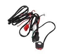 Aramox Motorcycle Led Wiring Harness, Led Work Light Switch Wiring Harness 12V 40A For 9?32V Dirt Bikes Atv Electric Car(Copper Wire + Pvc + Abs Bracket)