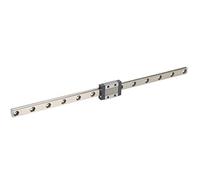 Aramox MTN9 Linear Rail Guide Bearing Steel Miniature Linear Sliding Guideway 9mm Width 6.5mm Height with M3 Slider Stable Motion for CNC Machine and 3D Printer Upgrade (250mm)
