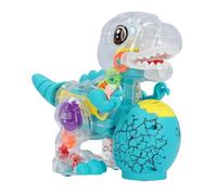 Aramox Music and Light Effects Electric Dinosaur Toy Swinging Walking Dinosaur Toy for Kids