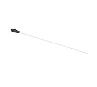 Aramox Music Baton Fiberglass Resin Orchestra Conductor Baton with Pear-shaped Handle for Symphony Choral and Band Conducting Orchestra Conductor (Black)
