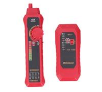 Aramox Network Cable Tester, ABS LAN Cable Tester with RJ11 RJ45, Line Finding, Open Short Check, DC Voltage Test, Flashlight, for Network Technicians and Home Wiring