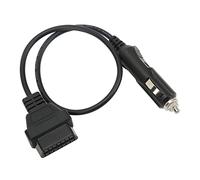 Aramox OBD2 Male to Cigarette Lighter Cable, Durable Power Supply Adapter, Save Vehicle Codes, Works with All OBDII Tools