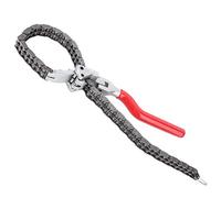 Aramox Oil Filter Wrench Chain Type, 20.5in Length Chain for Canister Filters, Swivels Handle, Strong Grip, Ergonomic Design, Steel Iron Material, 60-160mm Range, Essential Tool for Oil