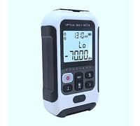 Aramox Optical Fiber Power Meter, Wide Wavelength Range, Long Battery Life, Calibrated for Accurate Measurement, Lightweight Design, White, with Instruction, for Communication