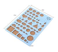 Aramox Paper Quilling Tool Kit Papercraft Tool DIY Handicraft Apply Mould Board Sets Paper Craft Template Board, Set, Bead Needles, Slotted Pen, Tweezer for Art Craft Decoration, (Blue)