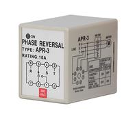 Aramox Phase Relay, AC Phase Loss Relay APR 3 10A, 8 Pin DIN Rail Controller with Failure Reversal for Motors Pumps Compressors Fans (#2)