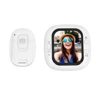 Aramox Phone Vlog Selfie Screen, ABS Magnetic Phone Selfie Screen with 2.01 Inch 296x240 Display, 3 Brightness Levels Type C, for Rear Camera Vlogging Selfies Live Streaming