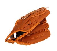 Aramox Pitcher Mitt Baseball Gloves PVC Sport Brown Training for Children Teenagers Adults with Dirt Resistant Design Protective Pitcher Mitt Optimal Balance Comfort (12.5 Inch)
