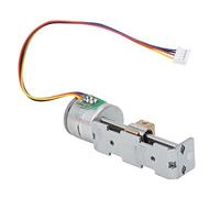 Aramox Planetary Stepper Motor 20mm Mini Linear Screw Motor 2 Phase 4 Wire 18 Degree Step Angle 5 to 9V 34mm Stroke for Printers Measuring Equipment Small Slider Projects