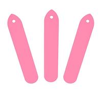 Aramox Plant Tags Sun-Proof PVC Garden Labels 100pcs Nursery Seed Label Pink Plant Markers Stake Tags for Courtyard, Flowers (Pink)