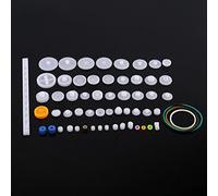 Aramox Plastic Gears, 64kinds Motor Gear Kit, Plastic Crown Gear Pulley Belt Set for Car Robot, Multi-usage, Easy, Over 6 Types of Gears, Many Kinds of Gear Parts (60 kinds Gear kit)