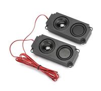Aramox Portable Heavy Bass Speaker, 5W Magnetic Dual Speaker for TV Monitor, 40Mm Dual Magnet, Portable and Sturdy Design, Full Range Sound, Versatile Applications, Small Size and