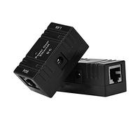 Aramox Power Over Ethernet Injector, POE Adapter with LED Indicator, 96W 48V for IP Cameras and Network Devices (Black)