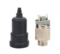 Aramox Pressure Switch Adjustable Diaphragm Air Pressure Control 0.1 to 1.0MPa G1 4in Female Thread 23 to 140F Compact Automatic Control for Air Compressor Pneumatic Systems (NO-G1/4 inner fang)