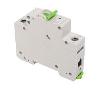 Aramox PV Circuit Breaker, ABS 1P Mini Circuit Breaker Magnetic Trip 6000A, DC Isolator for Solar Photovoltaic Marine and DC Power Systems (25A)