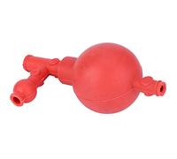 Aramox Quantitative Ear Suction Bulb, Rubber 3 Way Suction Pipette Filler, Red Ear Washing Bulb for Laboratory Industrial Agricultural Use, Reusable Manual Liquid Transfer Tool