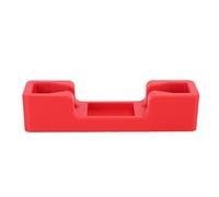 Aramox RC Car Stand ABS RC Car Work Stand 199x48x45mm with Tool Slots Stable Compact Display and Repair for SCX24 FCX18 FCX24 1 18 1 24 Users (Red)