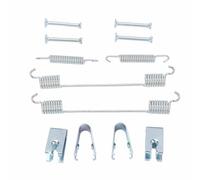 Aramox Rear Brake Shoes Fitting Kit,12PCS Complete Set Left Right Installation Components For MK2 2004 2011 Hardware Springs Pins Reference OEM 1050814 LY1310 KIT974 MBA814
