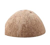 Aramox Reptile Hiding Cave Natural Coconut Shell Hide House, Simple Styling, Fun for Small Pets, Premium Hideaway for Health, Beautiful Scenery in Fish Tank - 4-5cm/1.6-2.0in