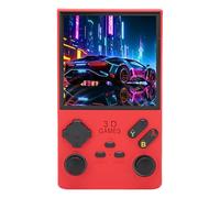 Aramox Retro Handheld Game Console, Video Game Console Retro with 256G Storage, 45 Emulators, 4000mAh Battery, WiFi, 3.5mm Jack, 3 Keywords (Red)