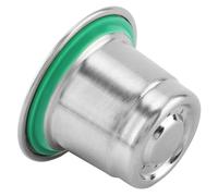 Aramox Reusable Coffee Capsule Stainless Steel Refillable Coffee Pod 1.6 X 1.6 X 4.3 in Washable Compact Design for Home and Machine Use