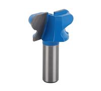 Aramox Router Bit Cutter Drawer Pull 1/2 Finger Tool Cutting, 2PCS Thickened Hard Alloy Steel Alloy Tungsten Coating Milling EdgeTreatment Grooving Bits, Small Easily Carried Fast