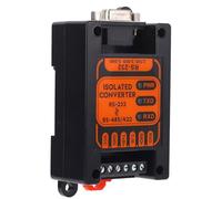 Aramox RS232 to RS485 Serial Converter Adapter, ABS Digital Isolation, Automatic Data Direction Sensing, Wide Voltage Input Range, For Industrial Communication