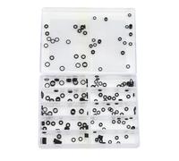 Aramox Rubber Watch Crown Rubber Seals, 300pcs 10 Sizes O Ring Set for Watch Repair, Crown O Ring Kits with Storage Box