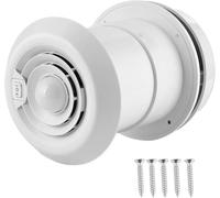 Aramox RV Roof Air Vent, 12V Ceiling Exhaust Fan, 5000R/min, 200CFM, ABS Material, White, Round, for Campers Motorhome Trailer Van