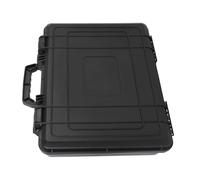 Aramox Satellite Dish Travel Case, 15.8x13.4x3.95in ABS | Precisely Cut EVA Foam Interior, Drop Outer Shell, 9.8ft Car Charger Cord, On-the-Go Off-Grid Storage