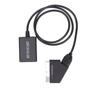 Aramox SCART Converter, Bi Directional Video Adapter with NTSC PAL, Connect HDTV to Classic Displays, Easy Plug and Play for Gaming Consoles