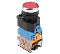 Aramox Self Locking Push Button Switch La38 Series Button Switch, Premium Quality Material, Stable Working Experience, Mystical/Fantasy-Retardant Material, High Insulation Performance, for
