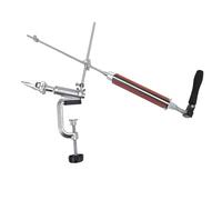 Aramox Sharpening Kit, Fixed Angle Sharpener with 8 Whetstones for Kitchen and Chef Use, Metal Construction with 360 Flip Design