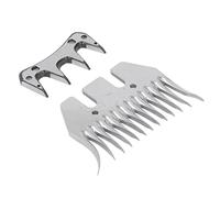 Aramox Sheep Shears Vane/Wing, High Carbon Steel Wool Clipper Comb with 13 Teeth 7mm Spacing for Alpacas Llamas Goats Grooming, Precision Cutting for Thin Wool by Skilled Hands