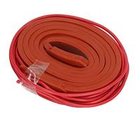 Aramox Silicone Heating Belt Silicone Heater 15 X 1000mm 40W Flexible Wrap for Oil Pipe Tank Compressor Heating 0.5m Lead 392F Heat Resistance for Industrial Use (DC12V)
