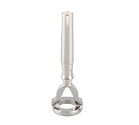 Aramox Silver Plated Copper Embouchure Trainer, Lip Muscle Builder with Removable Rubber Ring for Saxophone Trombone Clarinet