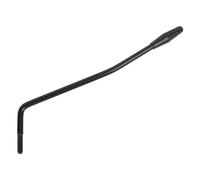 Aramox Single Tremolo Whammy Bar Metal Guitar Tremolo Arm Adjustable Pitch Glossy Finish for Electric Guitar Players in Pop Rock Jazz for Effects Tone Bending (Black Bar Black Handle)