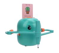 Aramox Smart Drawing Robot, ABS Automatic Interactive Educational Drawing Robot with 252 Cards 2 Pens 2400mAh Battery, Painting Learning Toy for Kids Age 5 and Up Home Classroom (Light Green)