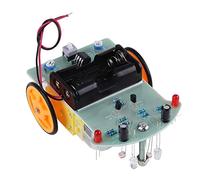 Aramox Smart Tracking Car Kit Learn Electronics Photosensitive Resistor LM393 Motor Drive Circuit Educational STEM Project