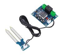 Aramox Soil Moisture Control Module Red Digital Senor Display Watering Humidity Relay Soil Sensor Module Watering Pump System% Humidity in Using Relay 20-99% for Irrigation
