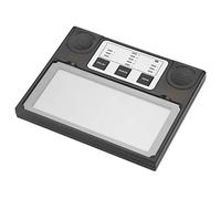 Aramox Solar Panel Welding Helmet Lens, Auto Darkening Lens 110x90mm with Large View Window for Clear and Eye Protection, Stable Arc Sensor