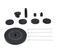 Aramox Solar Water Fountain 130MM Solar Fountain for Bird Bath Upgraded Version Water Pumps
