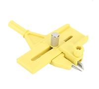 Aramox Solid and Sturdy Compass Circle Cutter, for Cutting 1.5-50mm Radius, Smooth and Accurate, with Improved Design, Stable and Durable, Movable Safety Cover, for Crafts, Sewing,