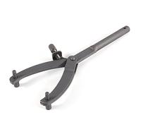 Aramox Spanner Wrench,310mm / 12.2" Length locking Adjustable peg Flywheel Clutch Hub Rotor Sprockets Spanner two hole big Wrench Holder Flywheel Fan Clutch Removal Tool