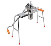 Aramox Stable Four Legged Pasta Maker Attachment, Stainless Steel Manual Pasta Maker Machine for Home Use with Adjustable Pressure